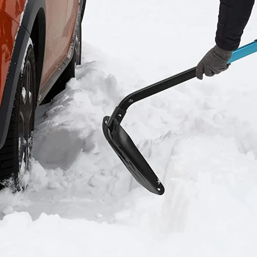 Telescopic Snow Shovel - Portable Aluminum Deicer