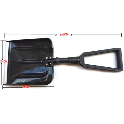 Folding Snow Shovel - Compact Multi-Purpose Shovel