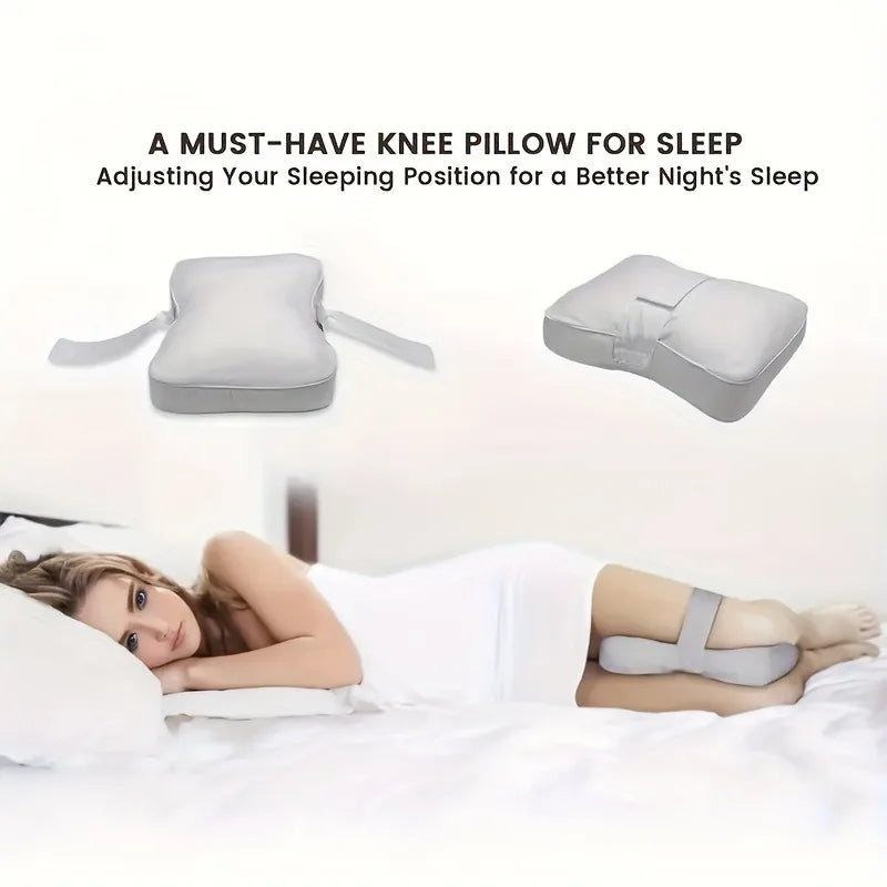 Knee Pillow for Side Sleepers – Ergonomic Leg Support Cushion