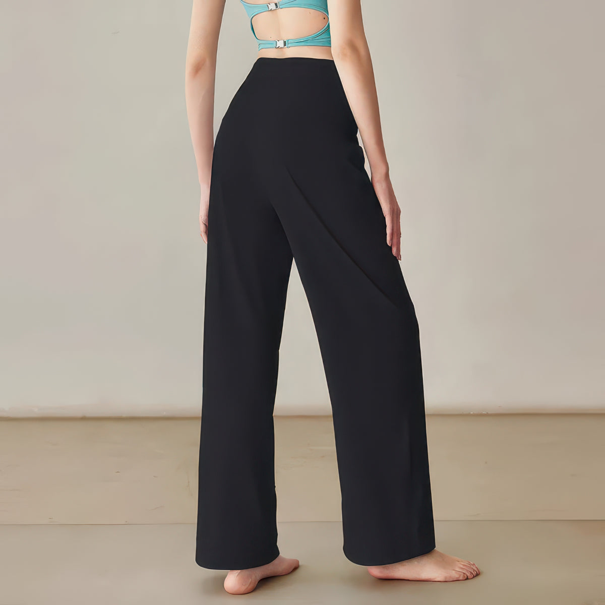 High-Waist Stretch Yoga Pants for Women with Pockets, Soft Lightweight Fit