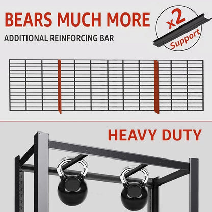Metal Storage Rack - 84 Inch Heavy-Duty Garage Shelf