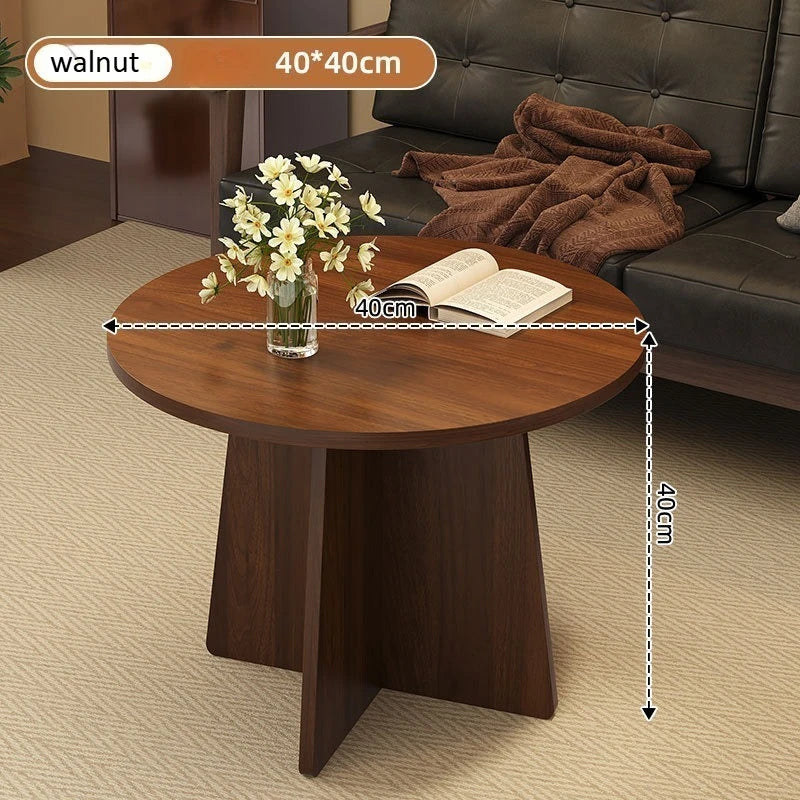 Small Tea Table – Wooden Side Table for Living Room