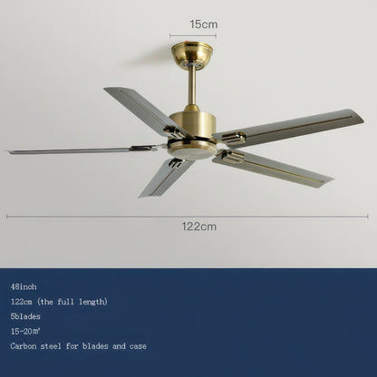 Modern 60-Inch Ceiling Fan for Home – 5 Blades, Indoor/Outdoor