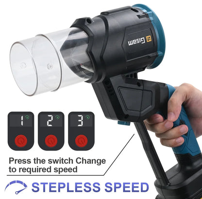 Turbo Leaf Blower - Gisam 35000RPM Brushless Fan