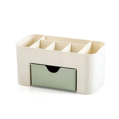 Makeup Organizer with Drawer – Acrylic Brush and Lipstick Holder