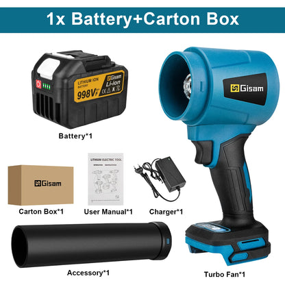 Brushless Leaf Blower - Gisam 300000RPM Turbo Blower