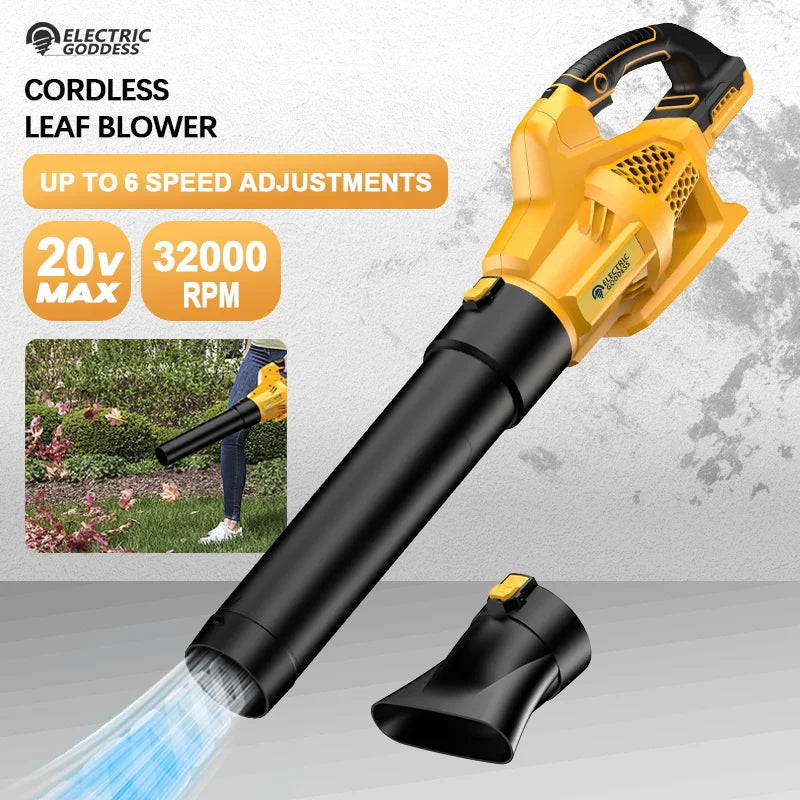 Cordless Leaf Blower - 32000RPM Yard Storm Machine