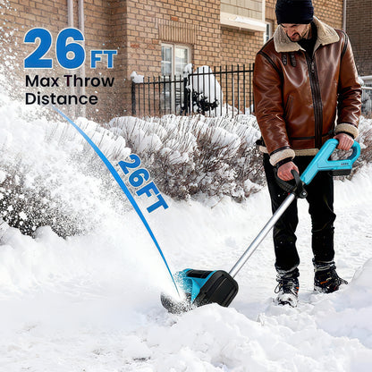 Cordless Snow Blower - 21V Foldable Snow Remover