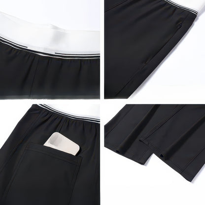 High-Waist Wide Leg Pants for Women, Quick-Dry Loose Fit for Training and Casual Summer Wear