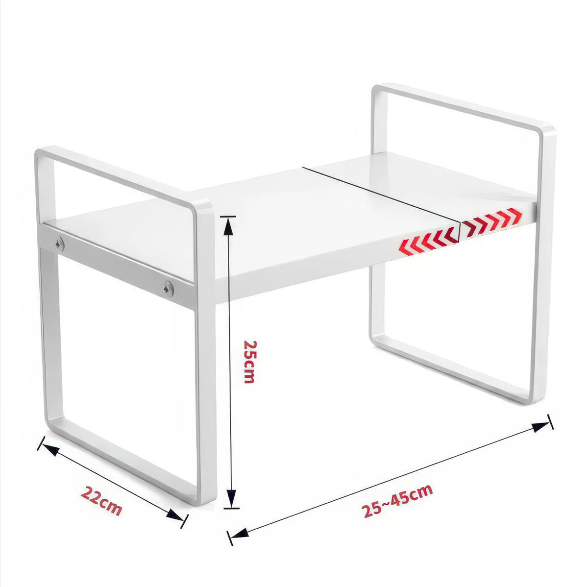 Expandable Kitchen Cabinet Organizer Multi-Level Storage Rack