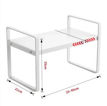 Expandable Kitchen Cabinet Organizer Multi-Level Storage Rack