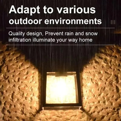 Solar Wall Light - Waterproof Outdoor LED Sensor Light