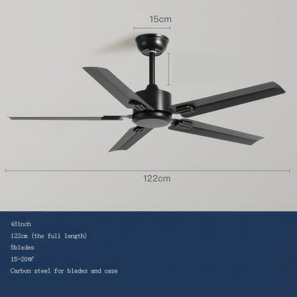 Modern 60-Inch Ceiling Fan for Home – 5 Blades, Indoor/Outdoor