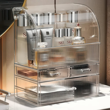 Clear Acrylic Drawer Organizer – Large Makeup & Perfume Storage