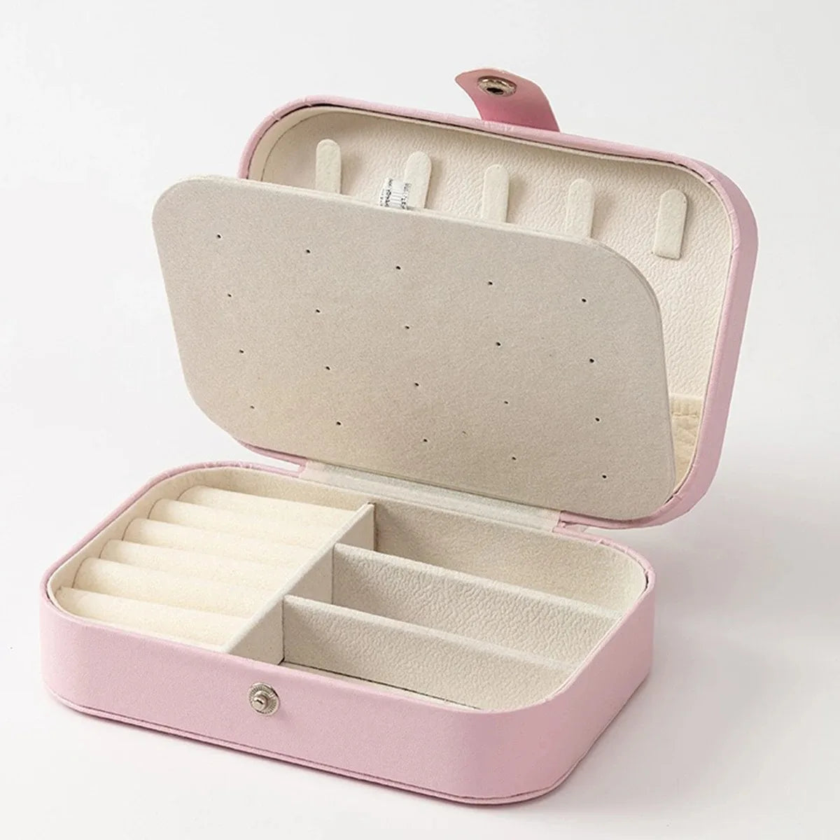 Mini Jewelry Box – Velvet Lined Travel Case for Rings & Earrings