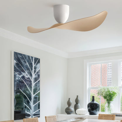 FUMANJIA 52-Inch Low-Profile Ceiling Fan for Home – No Light, Remote