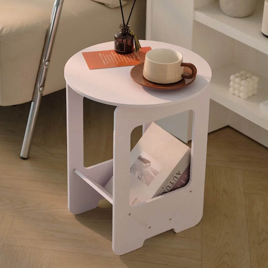 Sofa Side Table – Round Splicing Table for Living Room