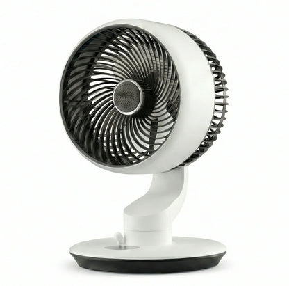 Rechargeable Desk Fan with 120° Oscillation and 90° Tilt