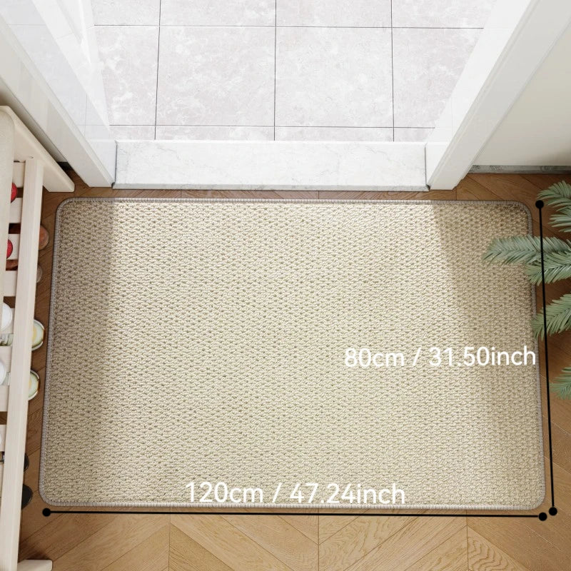 Faux Jute Doormat - Durable Outdoor Entry Rug