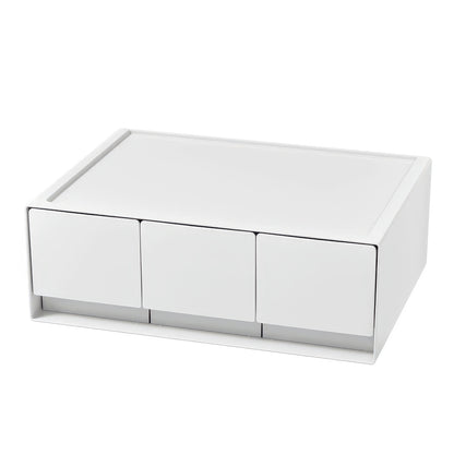 Desktop Multi-Layer Stackable Cosmetic Organizer Drawer Jewelry Box for Office