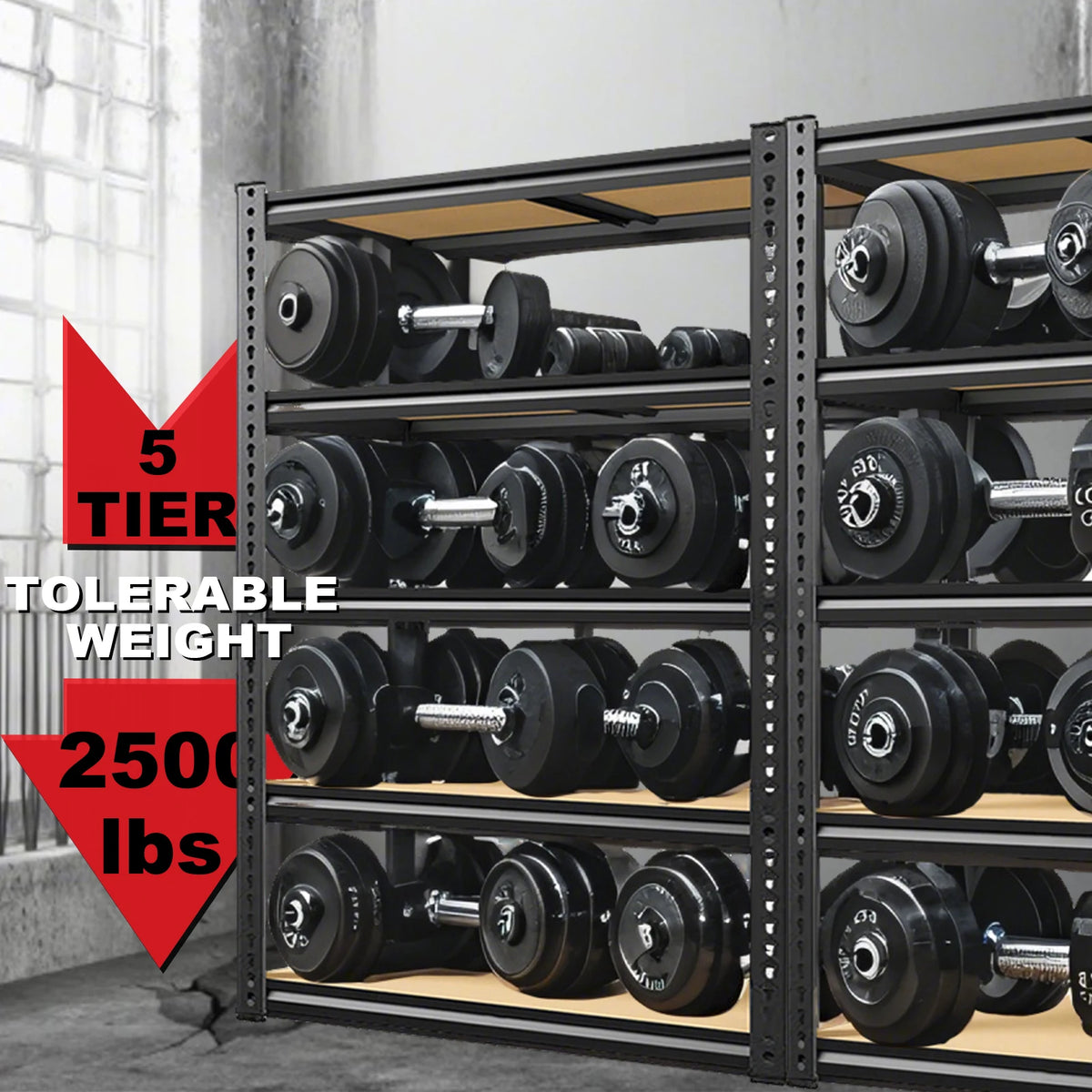 Garage Shelving - Heavy-Duty Adjustable Storage Shelves