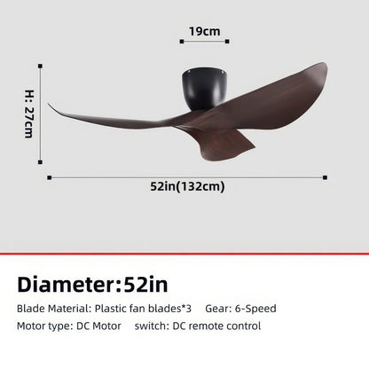 FUMANJIA 60-Inch Vintage Industrial Ceiling Fan for Home with Remote