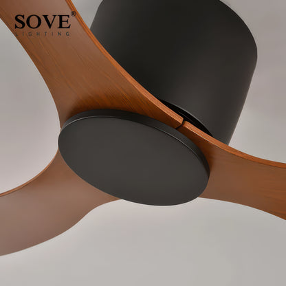 36/44/52-Inch Low-Profile Ceiling Fan with Remote Control