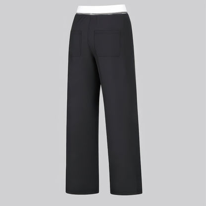 High-Waist Wide Leg Pants for Women, Quick-Dry Loose Fit for Training and Casual Summer Wear