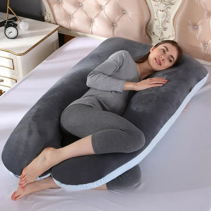 Pregnancy Support Pillow – 120x70cm Soft Maternity Cushion