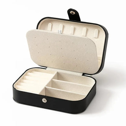 Mini Jewelry Box – Velvet Lined Travel Case for Rings & Earrings