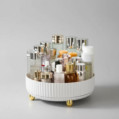 Rotating Makeup Organizer – 360° Perfume and Vanity Tray