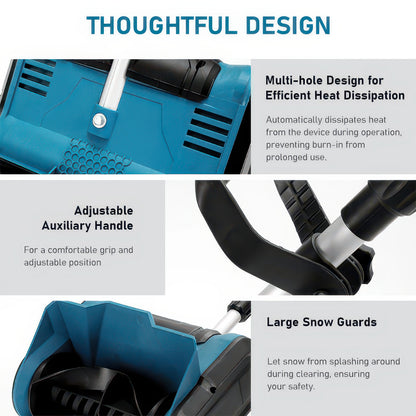Cordless Snow Blower - 21V Foldable Snow Remover