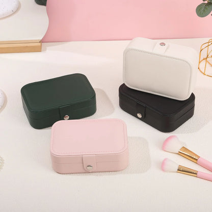 Mini Jewelry Box – Velvet Lined Travel Case for Rings & Earrings