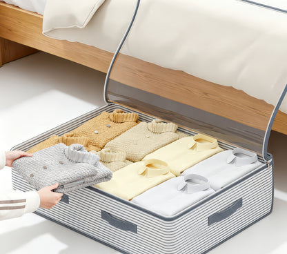 L/XL Non-Woven Under-Bed Storage Bag for Clothes and Blankets