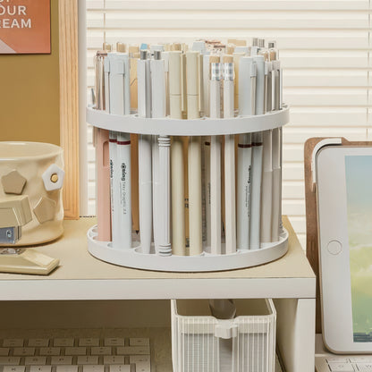 Rotating Brush Holder – 360° Makeup Brush Storage Bucket