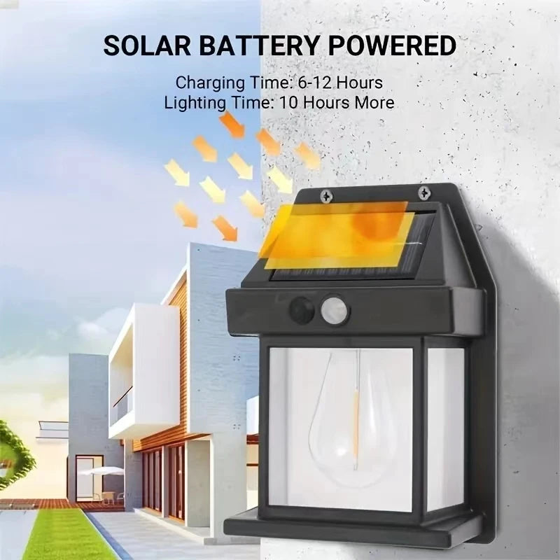 Solar Wall Light - Waterproof Outdoor LED Sensor Light