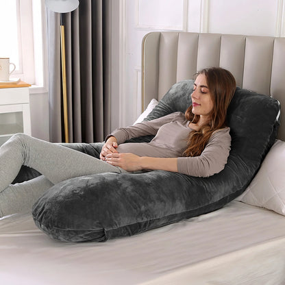 U Shape Body Pillow – Ergonomic Neck and Back Support Cushion