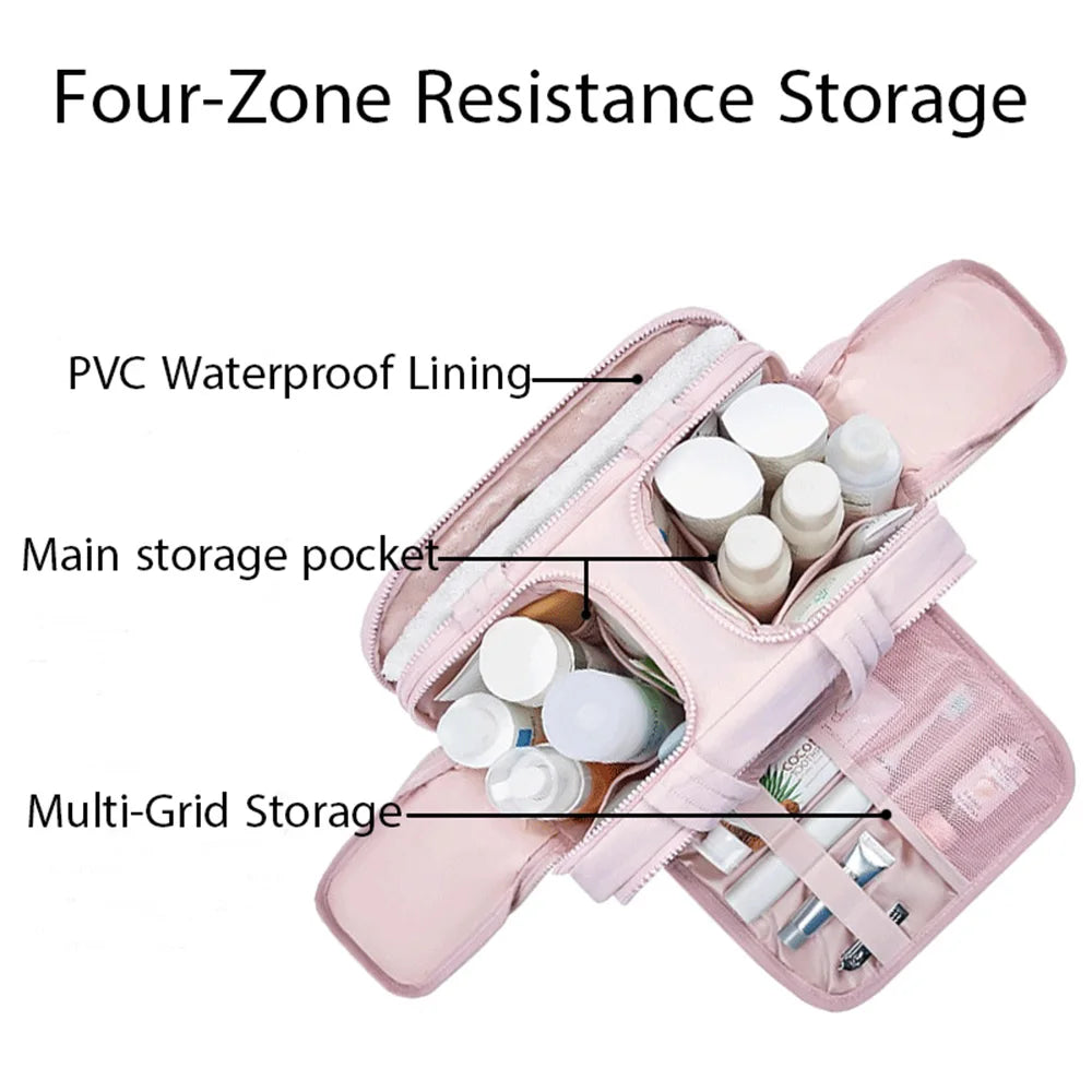 Travel Cosmetic Bag – Large Capacity Waterproof Wash Bag