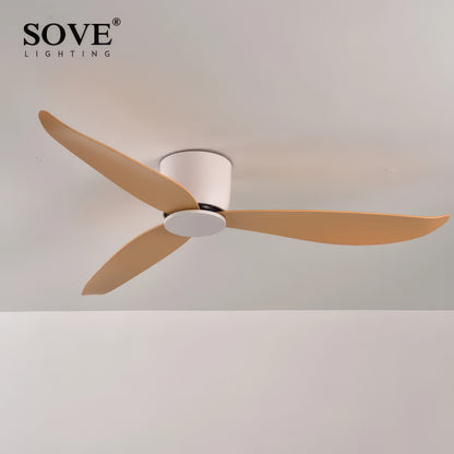 36/44/52-Inch Low-Profile Ceiling Fan with Remote Control