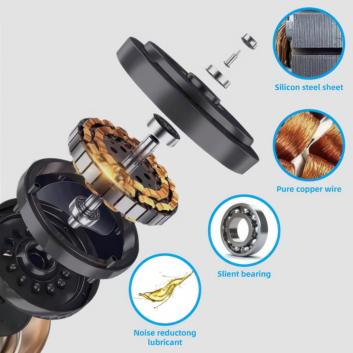 FUMANJIA 52-Inch BLDC Ceiling Fan for Home – Quiet, Remote Control