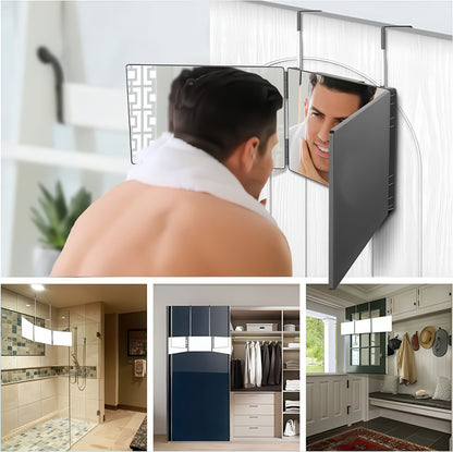 Trifold Makeup Mirror – 360° Adjustable Travel Vanity Mirror