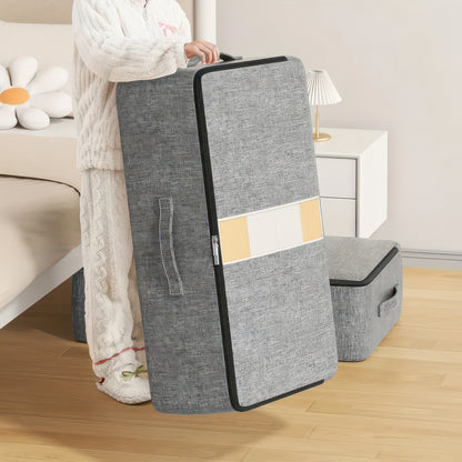 Foldable Under-Bed Storage Bag for Clothing, Quilts, and Blankets