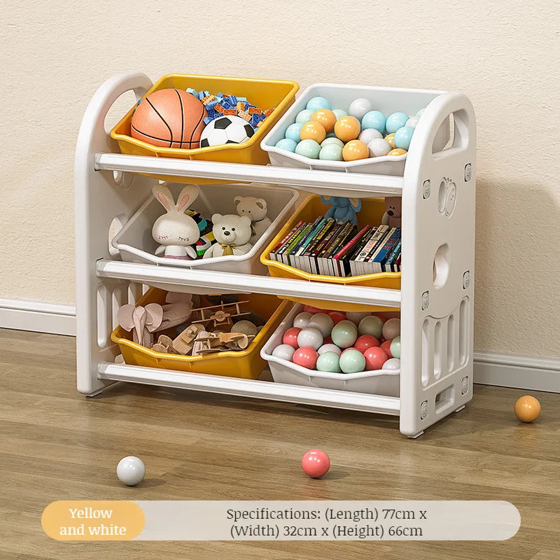 Toy Storage Cabinet - Kids Sorting Organizer Cabinet