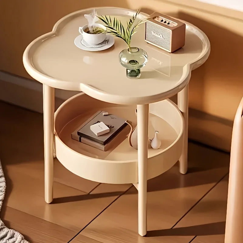 Mobile Storage Coffee Table – Modern Rolling Corner Table