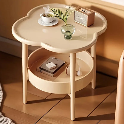 Mobile Storage Coffee Table – Modern Rolling Corner Table