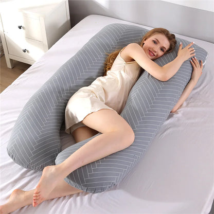 Pregnancy Waist Pillow – 130x70cm Maternity Support Cushion