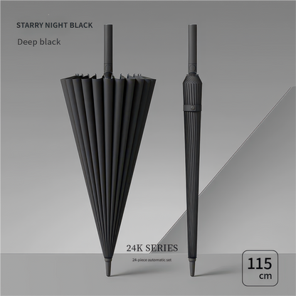Premium Extra-Large Double-Layer Golf Umbrella with Windproof Frame