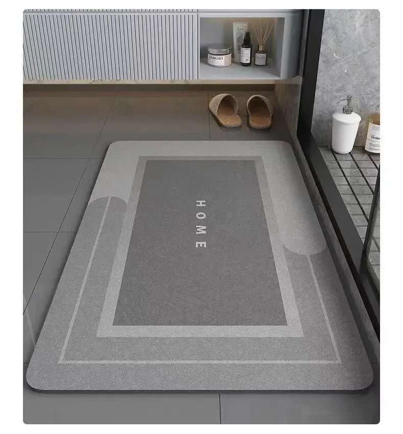 Diatomite Bath Mat - Quick-Dry Anti-Slip Foot Mat