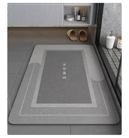 Diatomite Bath Mat - Quick-Dry Anti-Slip Foot Mat