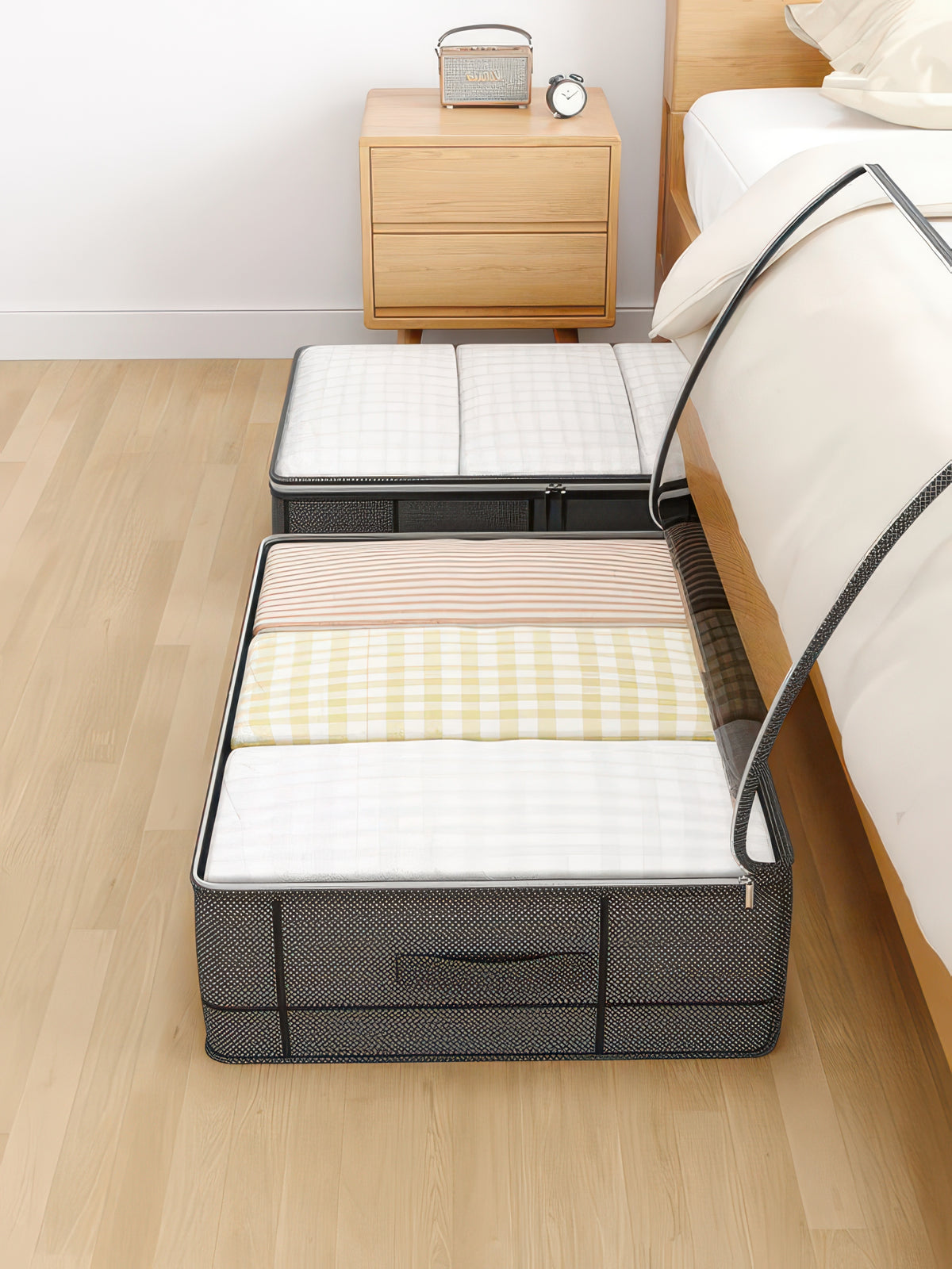 Under-Bed Storage Bag with Transparent Window, 1 or 2 Pieces